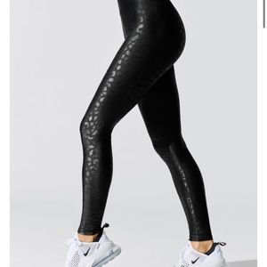 CARBON38 Medium RISE FULL-LENGTH LEGGING LEOPARD